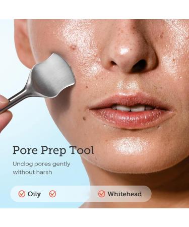 Stainless Steel Facial Spade - Extractor Makeup Nose Face Tools Set Metal Face Skin Cleaning Extractor Set | Face Pore Cleaner Tools For Facial Treatments Women Adults Friends Beautician - Buy Online on GoSupps.com