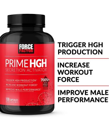 Force Factor Prime HGH Activator Supplement for Men - 150 Capsules - Buy Online on GoSupps.com