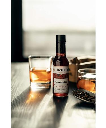Hella Cocktail Co. Aromatic Bitters - Craft Bitters for Old Fashioned & Manhattan - 5 Fl Oz - Buy Online on GoSupps.com
