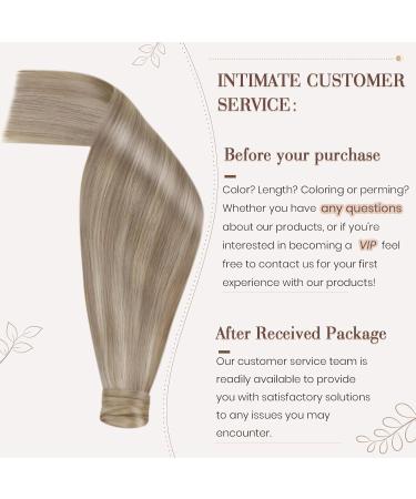 Hetto Blonde Ponytail Extensions Real Hair Wrap Around Braid | Remy Extensions #17/23 Ash Blonde Mix | 45 cm 80g - Hot Sales! - Buy Online on GoSupps.com