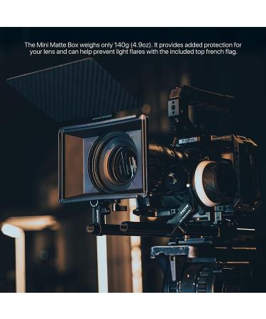 Tiltaing Mini Matte Box - Lightweight Filter Support with Top Flag for DSLR and Cine-Style Cameras | MB-T15 - Buy Online on GoSupps.com