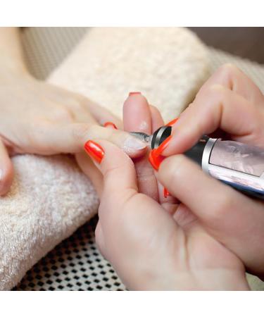 Nail Filer Electric - Cordless Nail Grinder Acrylic Nail Tool | High-Speed Thick Cordless Nail Remover Edge Shaper Multi-Level Human Toenail Shaping Tool for Grinding Nursing Peeling Pink - Buy Online on GoSupps.com