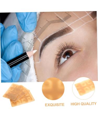 Housoutil Brow Practice Skin 3pcs Skin Fake Eyebrow Model Supplies Permanent Eyeliner Brow Professional Silicone Beginner - Buy Online on GoSupps.com