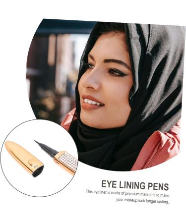 DOITOOL 3pcs Eyeliner Eye Lining Pens Magnetic Liner Pen Nursing Eye Grooming Pens Miss Girl Gold and Silver - Buy Online on GoSupps.com