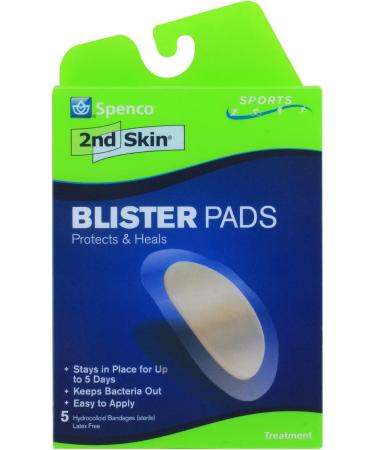 2nd Skin Blister Pads Sports - 5 Count | Prevent & Protect Against Blisters - Packaging May Vary - Buy Online on GoSupps.com