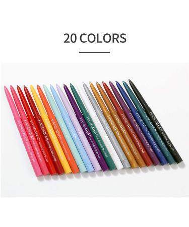 Bonnie Choice 20 Pc Colored Eyeliners Set - Long Lasting Waterproof Eye Makeup Liners for Women - Buy Online on GoSupps.com