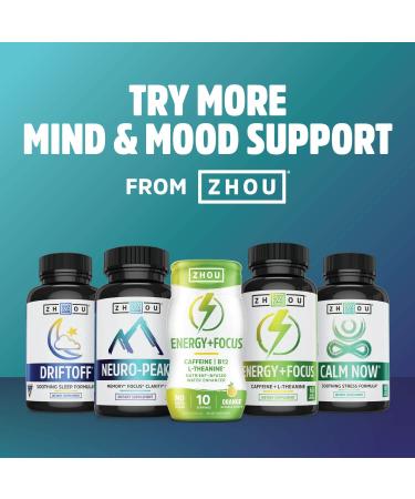 Zhou Nutrition Neuro-Peak Berry Water Enhancer 1.69 fl oz - Boost Focus & Energy - Buy Online on GoSupps.com