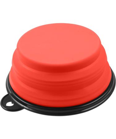 PhoneNatic Foldable Silicone Dog Bowl - Red 350ml Travel Bowl for Dogs & Cats with Carabiner - Perfect for Pet Lovers - Buy Online on GoSupps.com