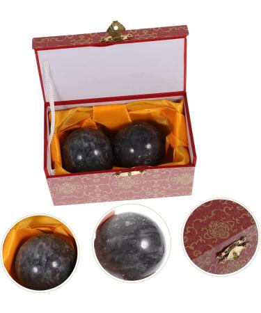 Fomiyes 2-St Glockenspiel Acupunctive Massage Baoding Balls - Chinese Stress-Relief & Relaxation Wooden Balls for Gymnastics & Body Massage - Buy Online on GoSupps.com