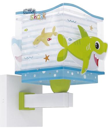 Dalber Little Shark Wall Lamp - Children's Room Lighting | E27 | Cute Haie Animal Design - Buy Online on GoSupps.com