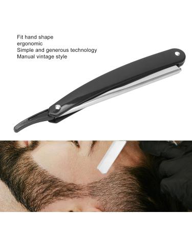 Foldable Beard Knife - Stainless Steel Manual Beard Cutter & Holder for Men | Home Salon Essential - Buy Online on GoSupps.com