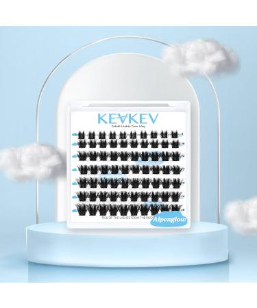 Lash Clusters 70 Pcs | DIY Individual Eyelash Extensions | Soft & Comfortable (Alpenglow C-Mix 8-16mm) - Buy Online on GoSupps.com