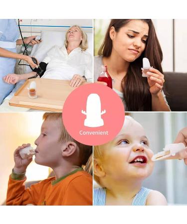 KACHITANY Baby Medicine Dispenser - 10 ml Graduated Oral Liquid Cups - Easy-to-Use Design - Transparent Reusable Dispenser - Buy Online on GoSupps.com