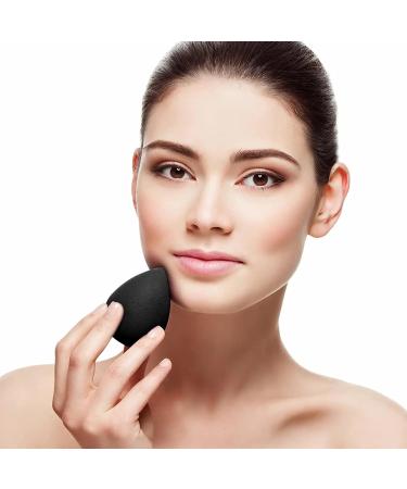 U&I Beauty Sponge Blender - 100% Vegan & Latex-Free | Perfect for Foundation Concealer & Highlight | Wet or Dry Use | Black Bundle (1 Count - Buy Online on GoSupps.com