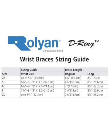 Rolyan 75886 D-Ring Wrist Brace for MCP Joint Support - Right Medium - International Shipping Available - Buy Online on GoSupps.com