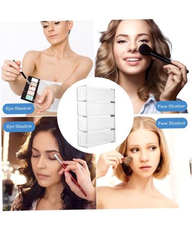 FOMIYES 2 Pcs Eye Shadow Storage Box Acrylic Drawers Vanity Drawer Organizer Eyeshadow Organizer Earth Tones - Buy Online on GoSupps.com