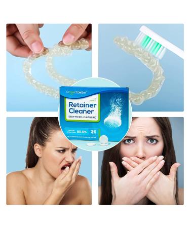 Retainer & Denture Cleaning Tablets - 36 Count Pack for Dental Appliances & Night Guards - Buy Online on GoSupps.com