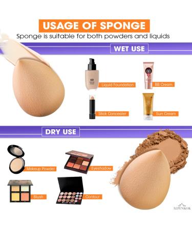 Latex-Free Soft Beauty Blender Sponge for Makeup | Liquid Foundation & Powder Puff | Beauty Products - Buy Online on GoSupps.com