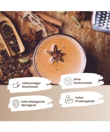 Nutri+ Protein Powder Winter Chai 1000g - Aspartame-Free Lactose-Free Non-GMO - Christmas Special Shake - Buy Online on GoSupps.com