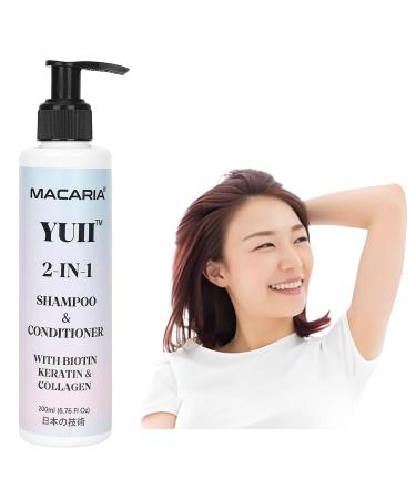 Yuii Keratin Shampoo With Conditioner for thinning hair & Hair loss for women & men