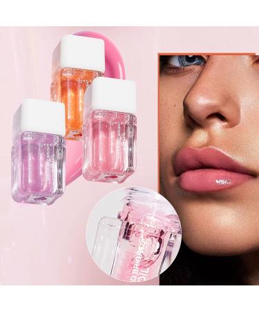 WGUST Hydrating Lip Glow Oil - Nourishing Fruit Extract Plumping Lip Gloss for Dry Lips - Transparent Roll-on Lip Oil Tint - Non-Sticky Primer Lip Tint - 0.10 Fl Oz - Buy Online on GoSupps.com