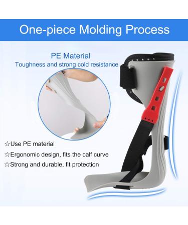 Ankle Foot Orthosis Support AFO Brace for Foot Drop & Stroke Recovery | XL Right Foot Fracture & Varus Correction - Buy Online on GoSupps.com