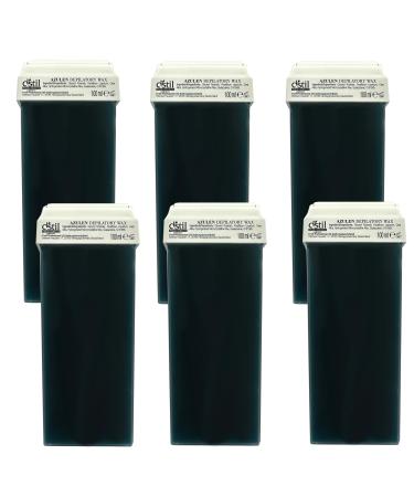 DStil 6x 100 ml warm wax waxpatron refill set Azulen Wachs Warmwachspatrons For hair removal waxing depilation roll-on revenue set for professional supplies or for at home