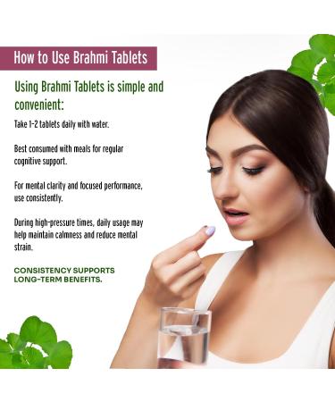 PureAyurbliss 100% Organic Brahmi Tablets with Bacopa monnieri Extract, Ayurvedic Cognitive Support for Memory, Focus, and Mental Clarity, Herbal Brain Health Formula - 90 Count - Buy Online on GoSupps.com
