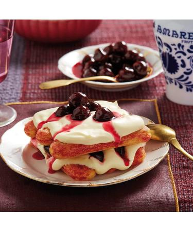 Fabbri Amarena Cherries 2lb 12oz - Premium Italian Dark Cherries for Desserts & Cocktails - Buy Online on GoSupps.com