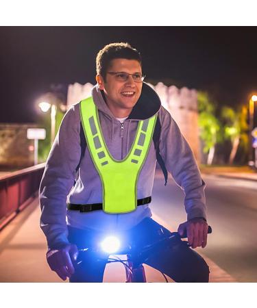 Tibapla Reflective Running Vest - Breathable Reflector Vest for Jogging Cycling & Hiking | Lightweight Safety Gear for Women Men & Kids - Buy Online on GoSupps.com