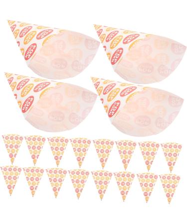 HOMSFOU 250 Pcs Popcorn Bag Cotton Candy Cones Pink Gift Bags Cones Rolling Papers Flavored French Fry Holder Cone Shaped Treat Bags Paper Bags Candy Cone Bags Child Biscuit Halloween - Buy Online on GoSupps.com
