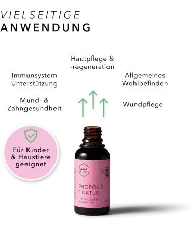 Gaia care Gaiacare Propolis Tincture 10% Alcohol Free Propolis Drops Care for Irritated Skin Suitable for Children and Pets Eczema & Eczema Care 30 - Buy Online on GoSupps.com