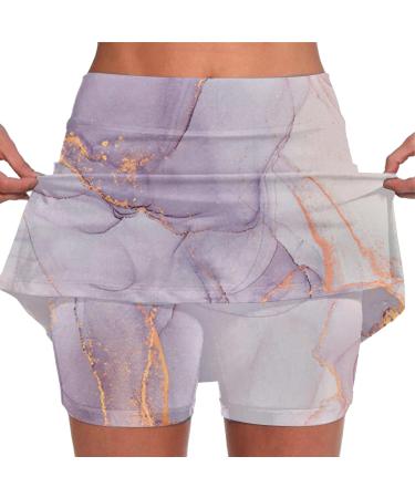 iOoppek Women's Solid Color Mid Waist Yoga Skirt with Pockets - Skin Tight Pink S | International Shipping Available - Buy Online on GoSupps.com