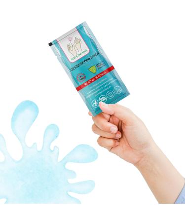 100 Individually Packaged Perfume-Free Wet Wipes | Hygiene Towels for Travel Sports Hotel & Catering | Direct from Manufacturer - Buy Online on GoSupps.com