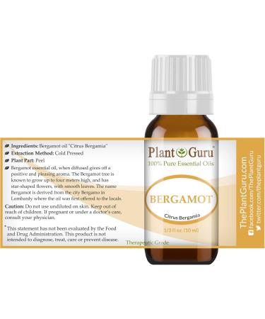 Bergamot Essential Oil 10ml - 100% Pure & Undiluted Therapeutic Grade | International Shipping - Buy Online on GoSupps.com