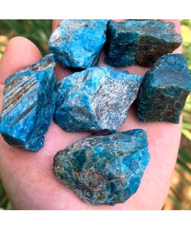 50g/Bag Natural Crystal Blue Apatite Rough Stone Raw Gemstone Mineral Specimen Irregular Crystal Stone Blue Apatite 50g(2-4pc) Blue Apatite 50g(2-4pc) - Buy Online on GoSupps.com