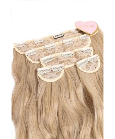 Lullabellz Super Thick Waist Length Wavy Clip In Hair Extensions 5-Piece 26-Inch Length Jet Black - Buy Online on GoSupps.com