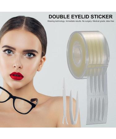 Double Eyelid Tape Eye Tape For Hooded Eyes Natural Invisible Eyelid Texture Bionic Fiber Design Strong Stickiness For Makeup Dancing  - Buy Online on GoSupps.com
