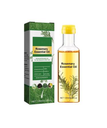 Duqulle Rosemary Hair Oil | Smooth Hair Oil - 4.22fl. Oz Advanced Organic Nourishing Rosemary Essential Oil for Thinning Hair & Scalp Duqulle