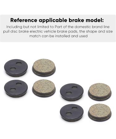 4 Pair Ketone Resin Semi-Metal Disc Brake Pads for Mountain Electric Bike - Compatible with BB5 M446 - Bike Disc Brake Accessory - Buy Online on GoSupps.com