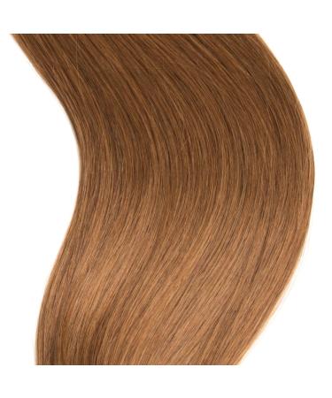 Light Brown Keratin Bonding Extensions | 100% Remy Human Hair | 25x 1g 45cm U-Tip - #12 Light Brown Long Hair Extensions - Buy Online on GoSupps.com