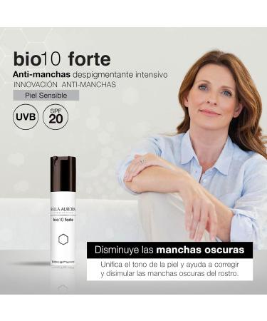 BELLA AURORA | Intensive Anti-Dark Spot Treatment | Sensitive Skin | 30ml | SPF 20 | Anti-Aging Cream | Facial Skin Depigmentation | Bio10 FORTE - Buy Online on GoSupps.com