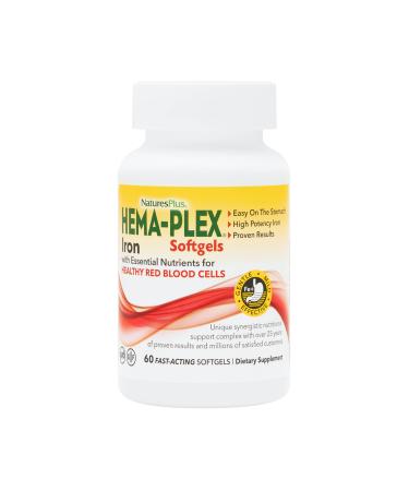 Nature's Plus Hema-Plex 60 Fast-Acting Softgels