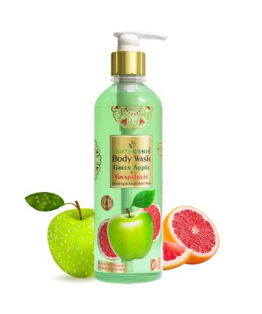 Buy Green Apple & Grape Body Wash 300ml | Loofah Free | Nourishing & Glowing Skin | All Skin Types | Unisex - Buy Online on GoSupps.com