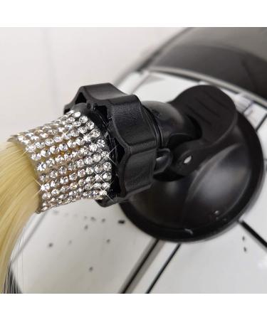 3T-Sister Crystal Helmet Pigtails - 14 Inch Ombre Black to Blonde & Pink Motorcycle Bicycle Ski Helmet Accessories | Reusable Suction Cup - Buy Online on GoSupps.com