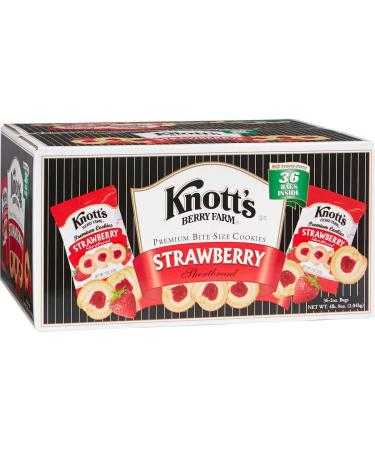 Knott's Berry Farm Strawberry Shortbread Cookies (2 oz., 36 pk.)