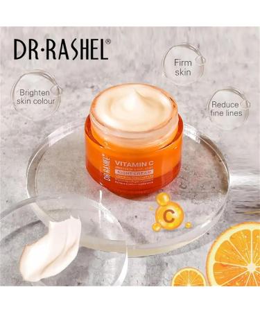 Dr Rashel Vitamin C Face Night Cream Facial Cream Brightening & Anti Aging Vitamin C Moisturizer for Face & Neck Hydrating & Brightening Vitamin C Cream for Face Dark Spots Skin (Night Cream) - Buy Online on GoSupps.com