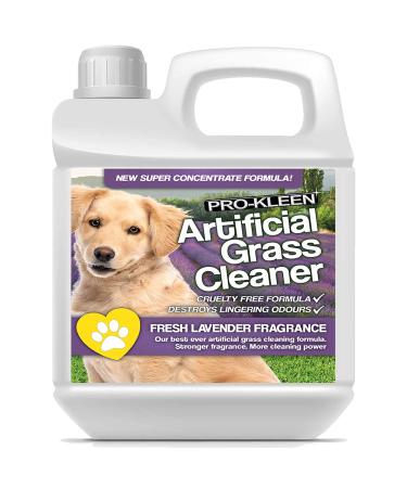 Pro-Kleen Artificial Grass Cleaner for Dogs and Pet Friendly Cruelty Free Disinfectant with Deodoriser 4 in 1 (10:1 Super Concentrate Makes 10 Litres) (1 Litre (Lavender)) 1 l (Pack of 1) - Buy Online on GoSupps.com