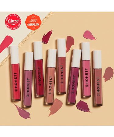 Honest Beauty Hydrating Liquid Lipstick with Hyaluronic Acid and Avocado Oil | EWG Verified, Vegan and Cruelty Free | Off Duty - 0.12 fl oz - Buy Online on GoSupps.com