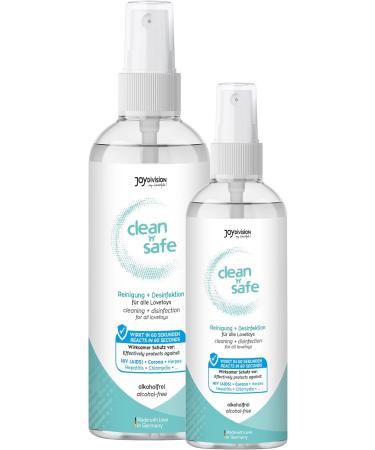 Joydivision 13900 CLEANNSAFE Disinfectant Spray - 100ml & 200ml for Ultimate Cleaning Care | Fast International Shipping - Buy Online on GoSupps.com